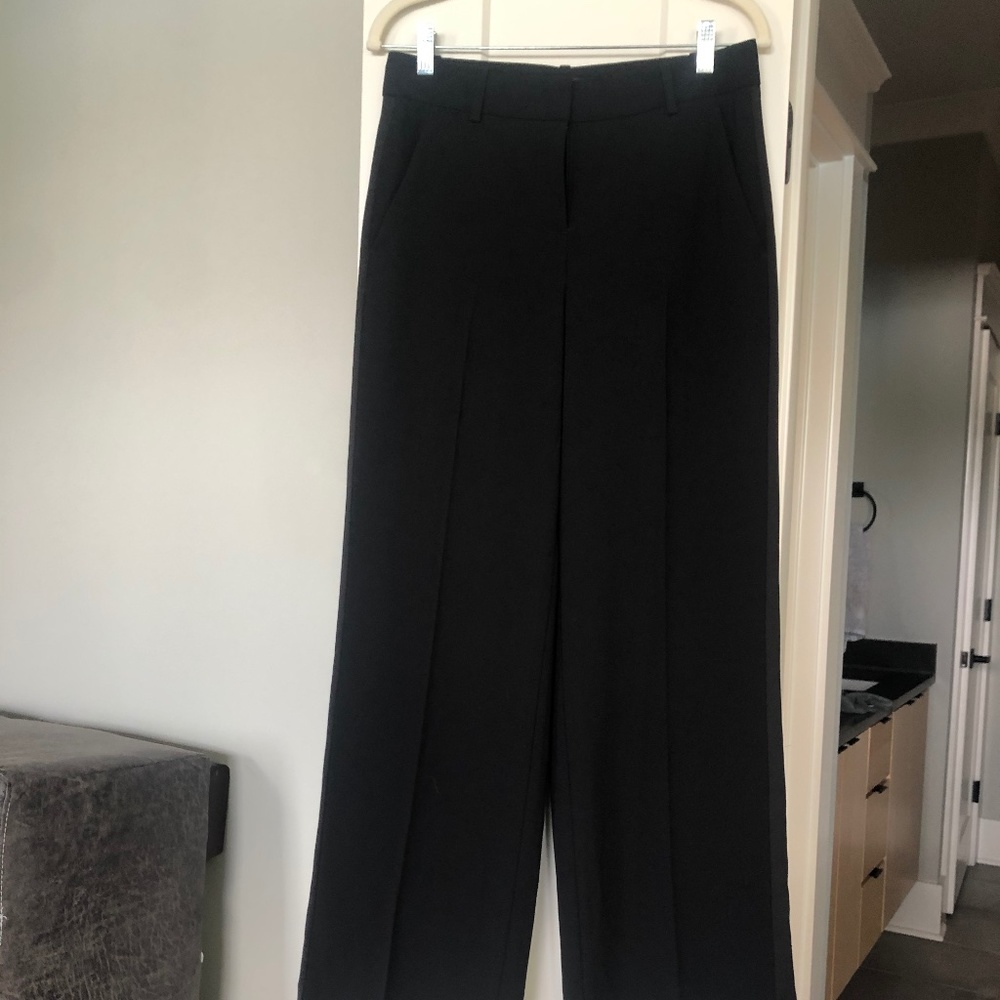 Loft Wide Leg Tuxedo Pants- size 4